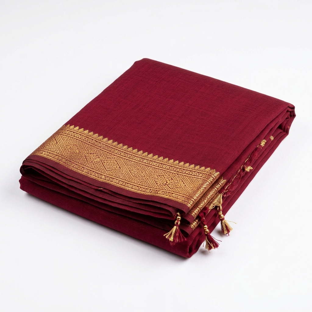 Mangalagiri Pure Handloom Cotton Saree